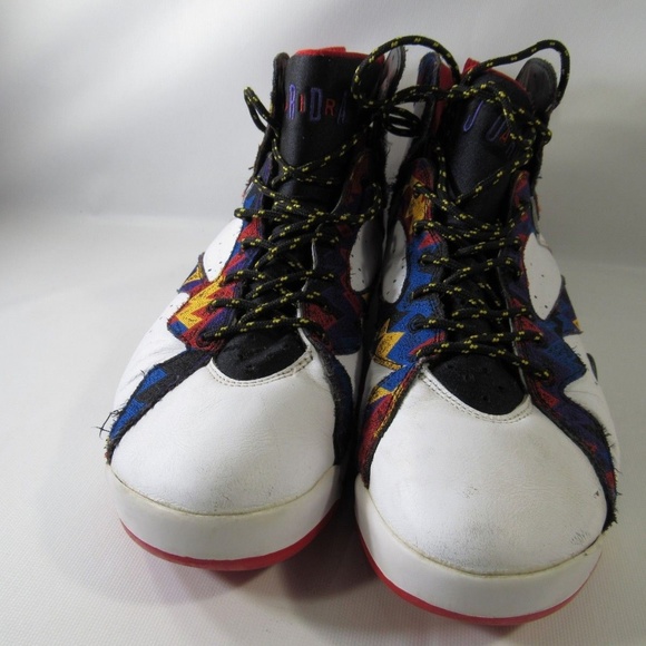 Nike Air Jordan VII 7 Sz 12 White Sport C2A B11 main image 4